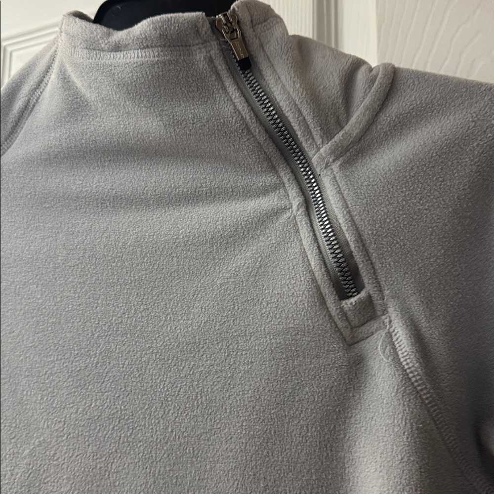 Calvin Klein Light Purple/Gray Sweater with Zipper Detail - Picture 2 of 9